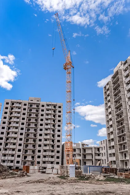 edificios en construcción